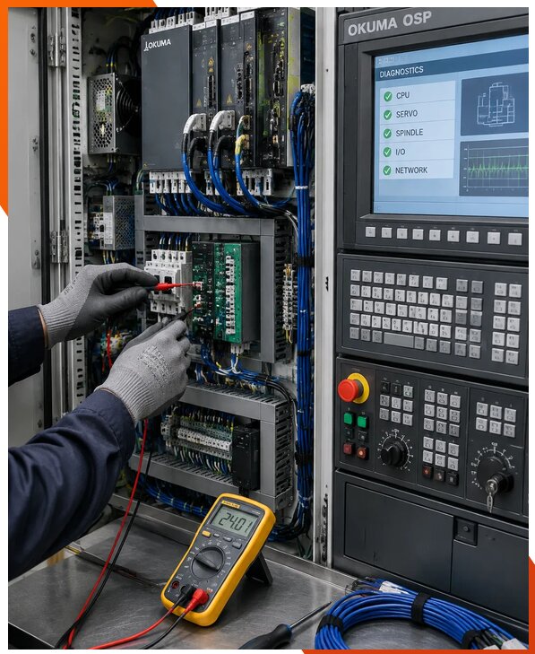 Ремонт систем ЧПУ Okuma OSP в Видном